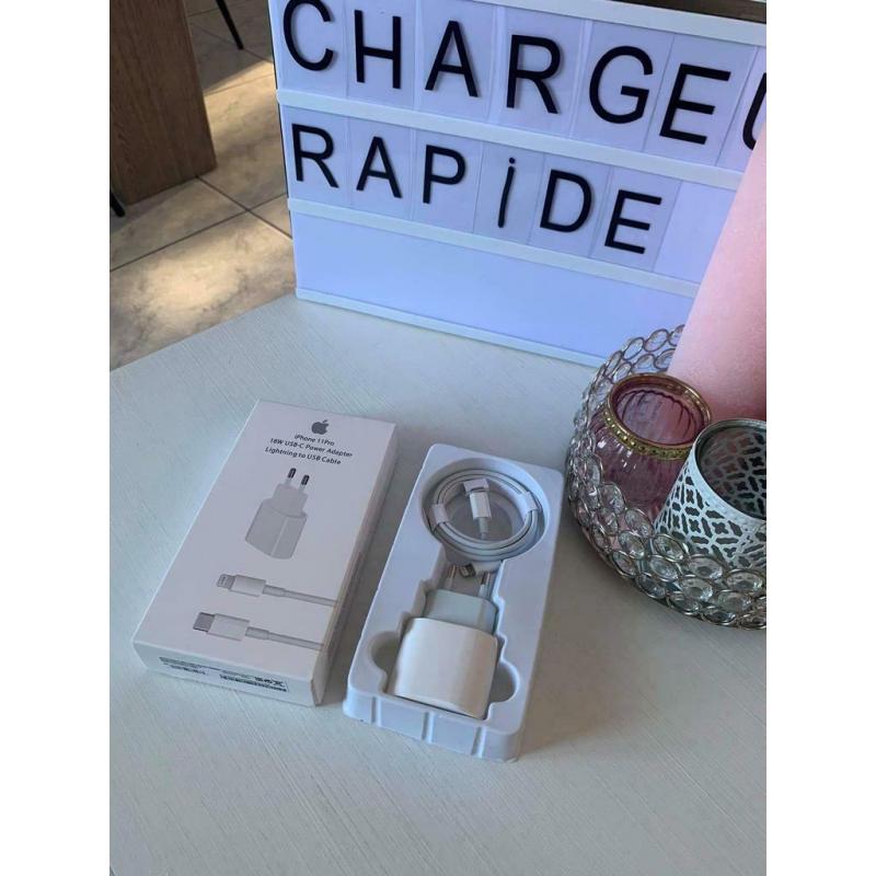 CHARGEUR RAPIDE IPHONE NEUF ( nouvelle génération) livraison