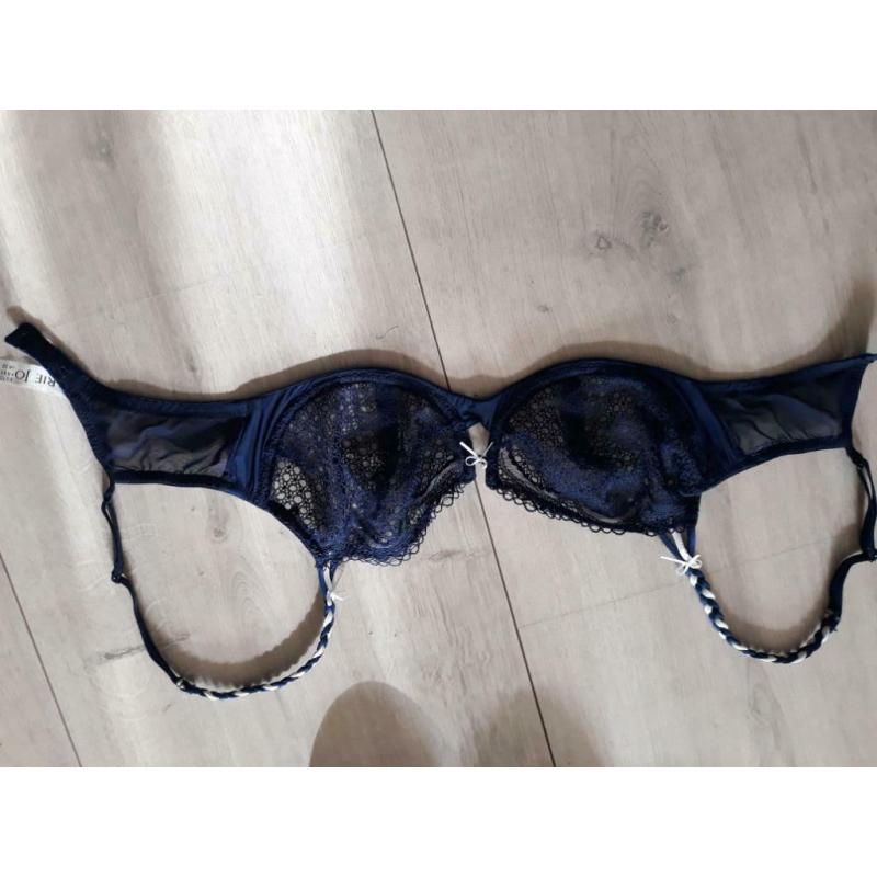 Soutien-gorge Marie Jo bleu / blanc EU70D = FR85D